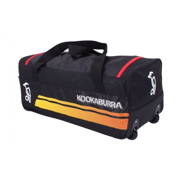 2023 KOOKABURRA CRICKET BAG WHEELIE 9500 BLACK/YELLOW