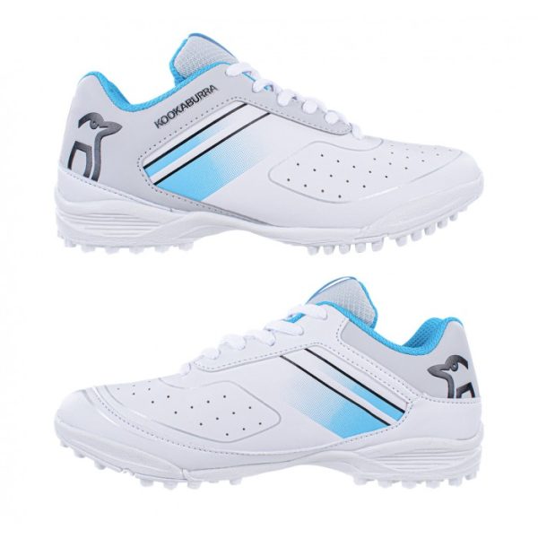 2023 KOOKABURRA KC 5.0 JUNIOR RUBBER CRICKET SHOES WHT/MINT